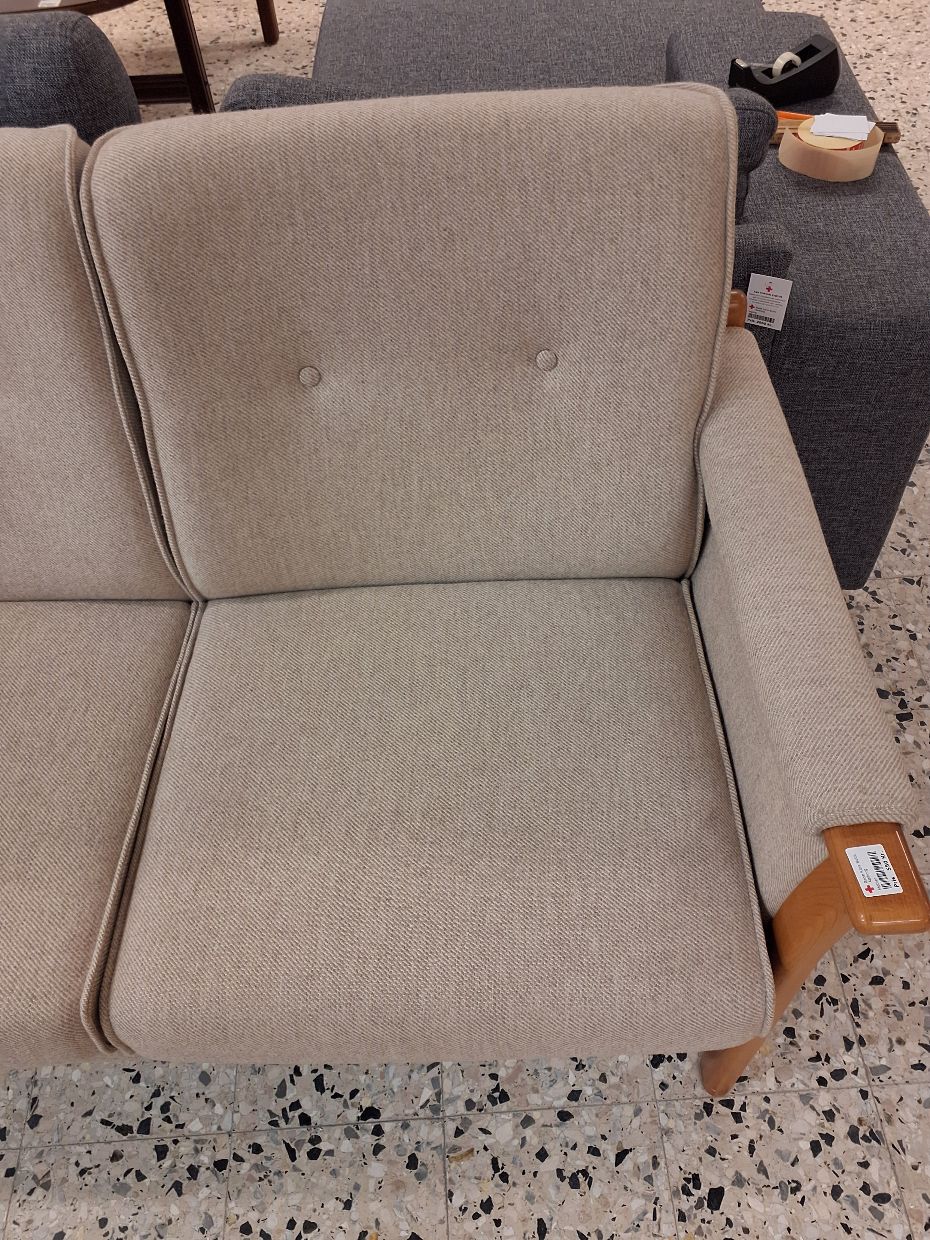 3 personers sofa beige